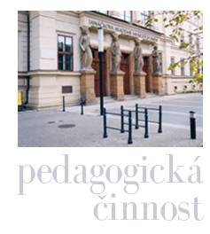 Pedagogická činnost